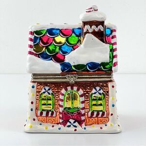 MR. CHRISTMAS Animated GINGERBREAD HOUSE Music Box WE WISH YOU A MERRY CHRISTMAS